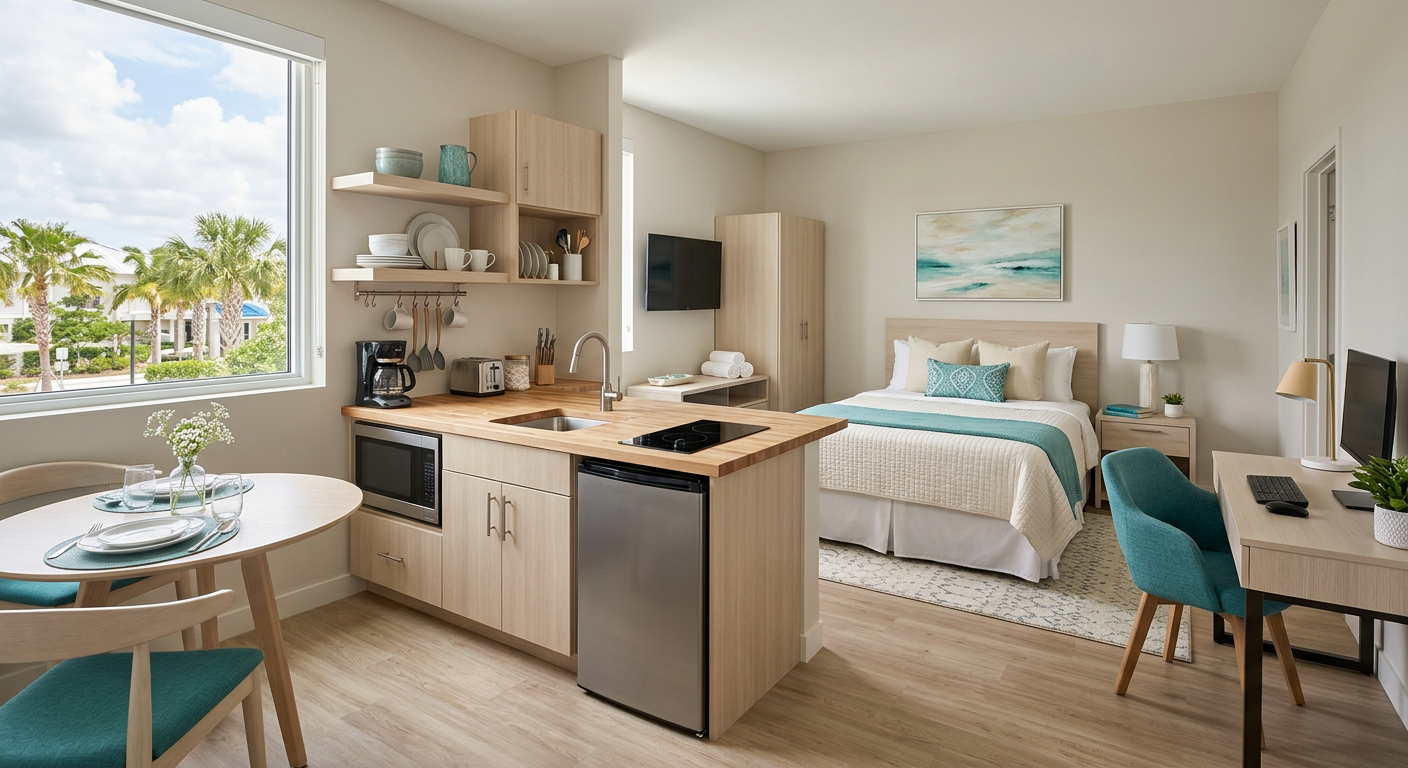 Extended Stay Room interior
